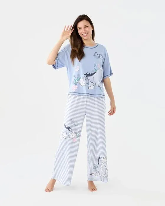 Ensemble de pantalons de pyjama et de t-shirt en tricot de licence Eeyore