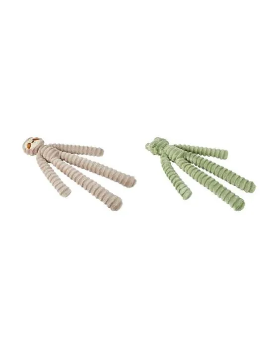 Jouet pour animaux de compagnie en peluche longue et épaisse à côtes - Assortiment