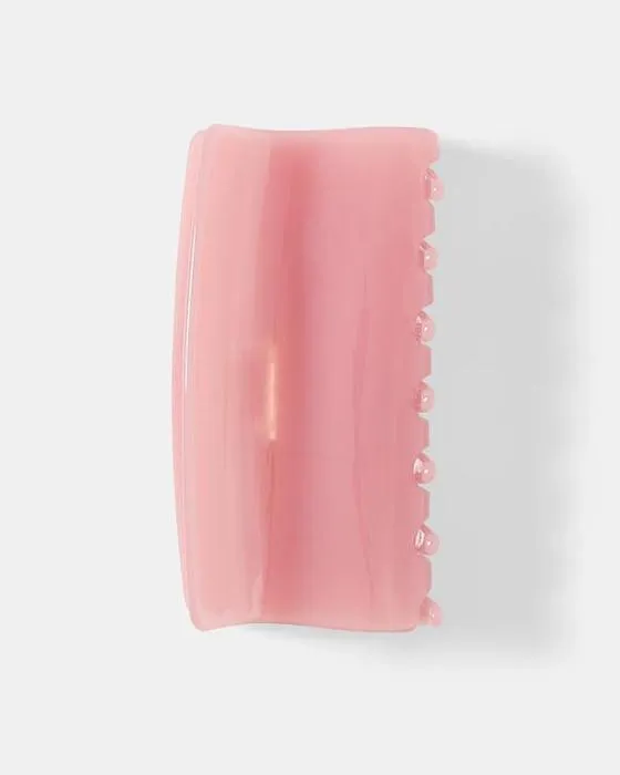 Pink Square Claw Clip pour cheveux