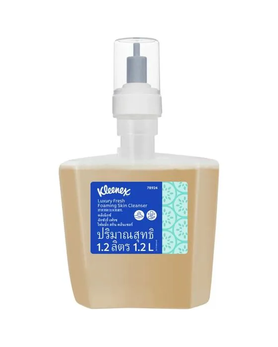 Nettoyeur de peau de mousse de luxe Kleenex 1.2L