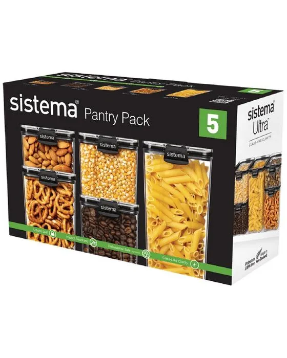 Sistema Ultra Square Clear 5 Pack