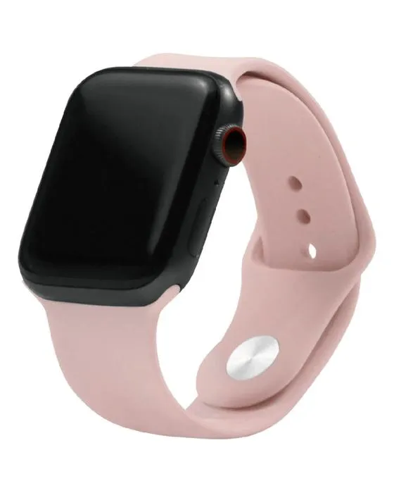 Otto Apple Watch Silicone Band Series 4-9/SE 44-45mm Blush