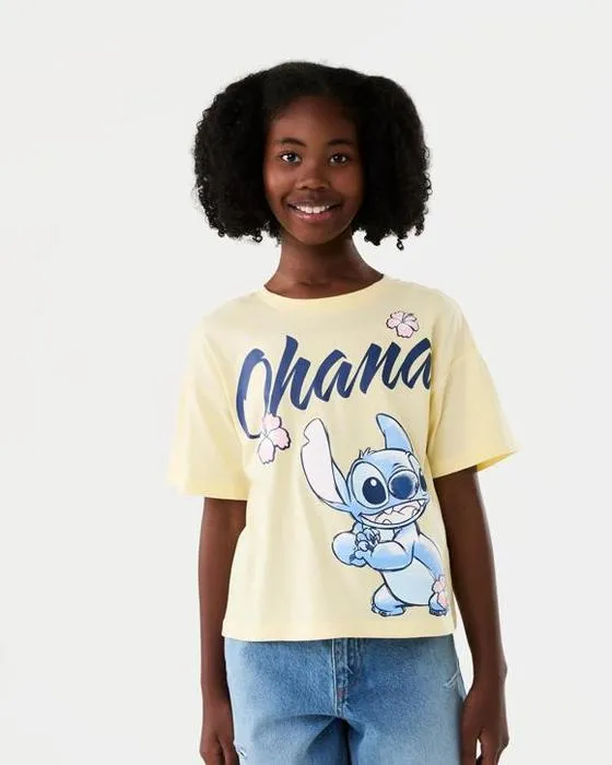 T-shirt recadré Disney Lilo & Stitch License