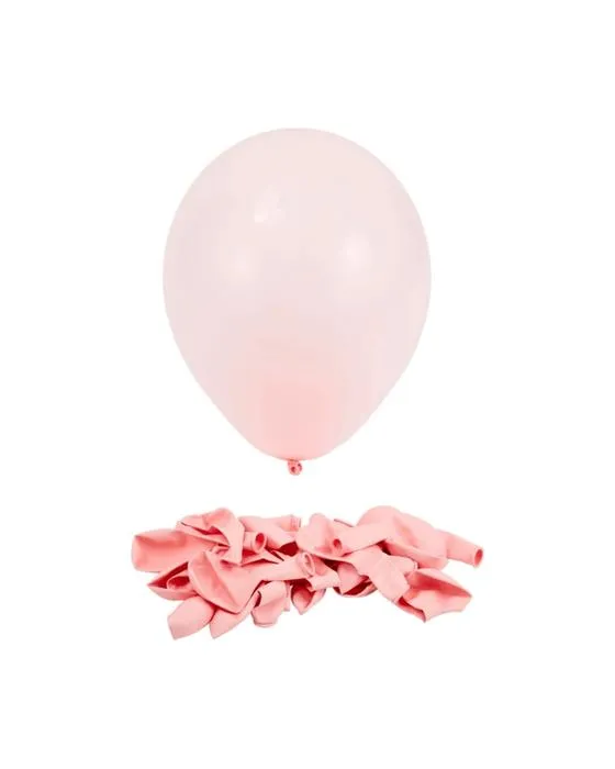 Ballons roses pastel de 25 pièces
