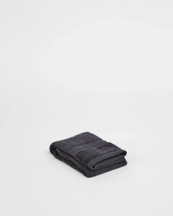 Grandeur Serviette de coton australien - Noir