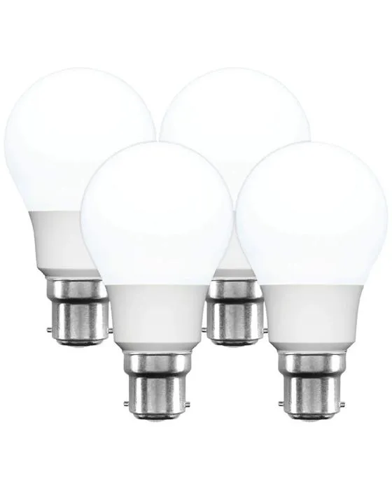 Ampoule LED classique A60 7W B22 4 Pack