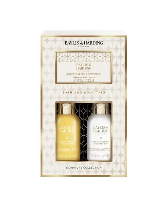 Collection Baylis & Harding Signature Bath and Body Trio - Mandarine et pamplemousse sucrés