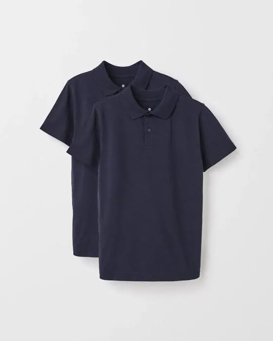 T-shirt de Polo à manches courtes en coton australien cible 2 packs