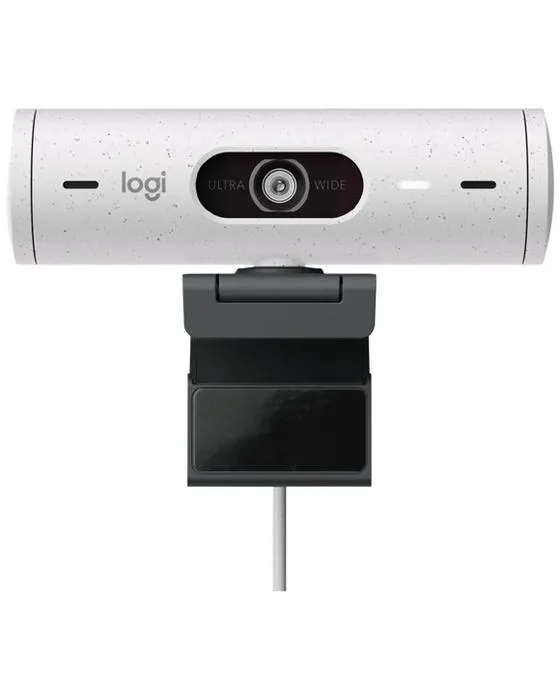 Logitech Brio 500 Webcam HD complet HDR blanc