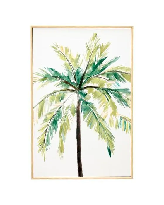 Toile encadrée de ressorts de palmiers - 60cm x 90cm
