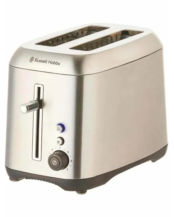 Russell Hobbs Carlton 2 Grille-pain en tranches - brossé