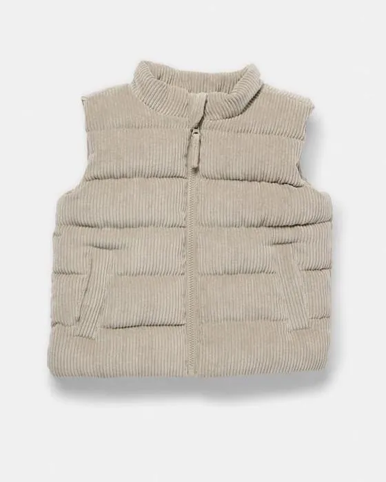 Veste de tampons en corduroy