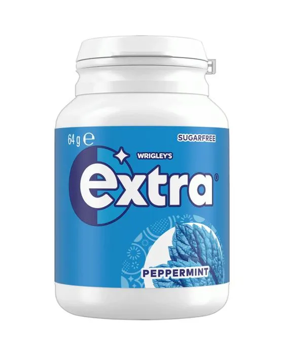 46 pièces Wrigley extra menthe poivrée sans sucre Gum 64g