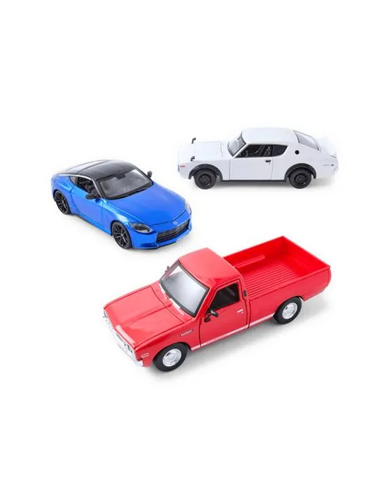 3 pièce 1:24 Maisto Special Edition Nissan Cars Gift Pack