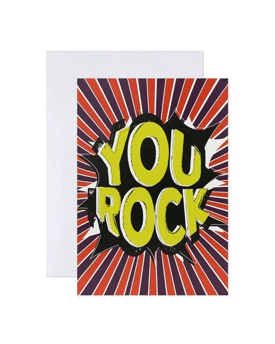 Carte d'anniversaire interactive du son Hallmark - Vous Rock