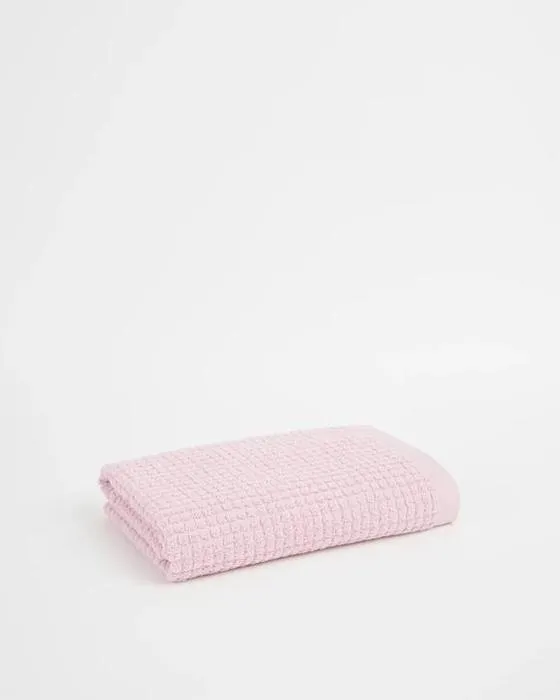 Cible Cassie Serviette de bain en coton australien texturé - violet