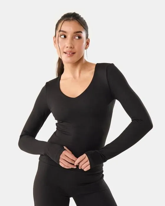 Haut de la page Nuage à manches longues pour femmes actives