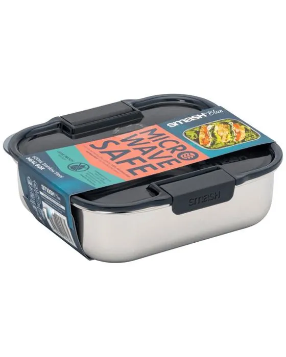 Boîte à repas en argent de 600mL Charbon