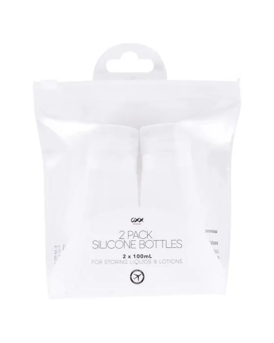 Bouteilles en silicone de 2 Pack Travel Solutions