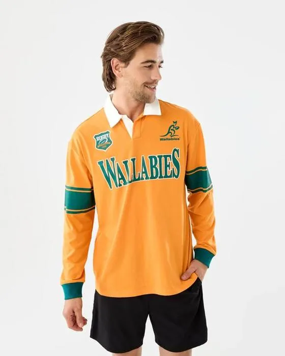 Wallabies Rugby T-shirt à manches longues pour adultes