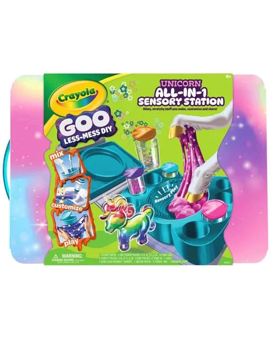 Crayola Goo All-in-1 Station sensorielle Licorne
