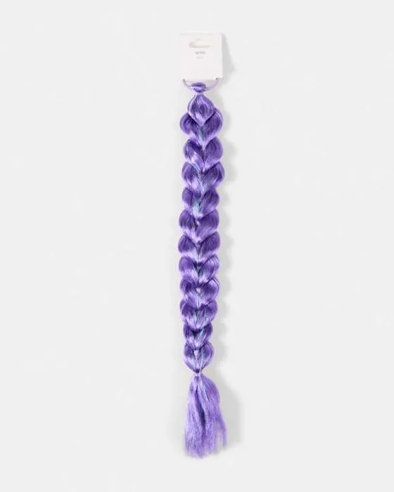 Violet Plait Extension cheveux Attache