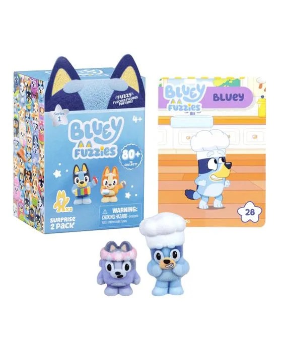 2 Pack Bluey Fuzzies S1 collectible - Assortiment - Multi