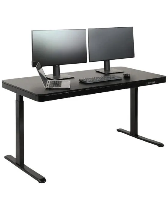 Bureau de siège électrique Newhaven avec tiroir de 1500mm Bureau noir, tables et postes de travail