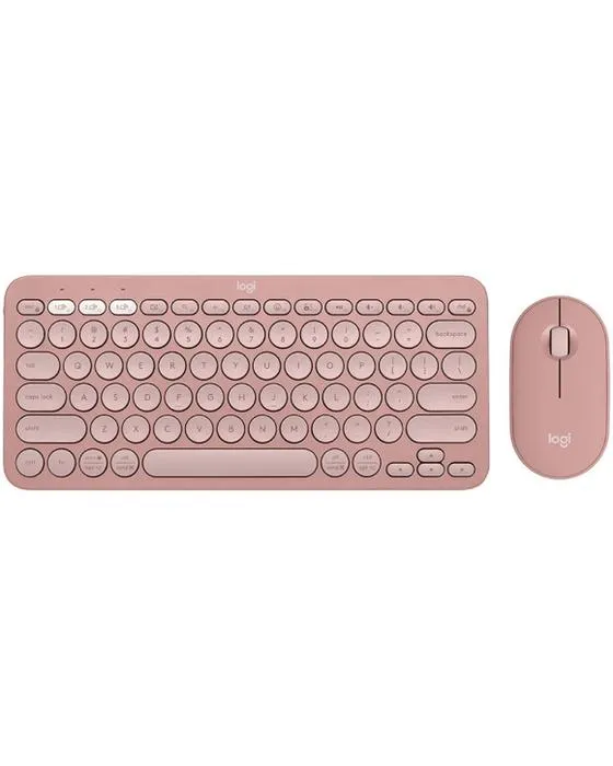 Logitech Pebble 2 clavier et souris Combo Rose