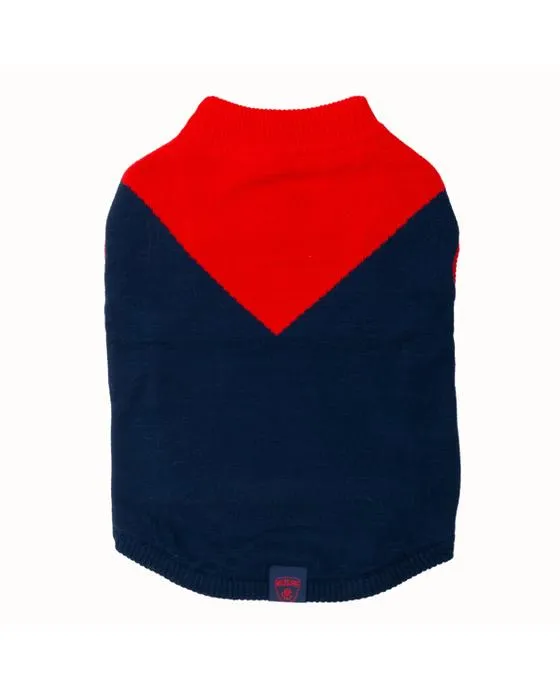 AFL Melbourne Démons Jumper pour animaux de compagnie - Petit