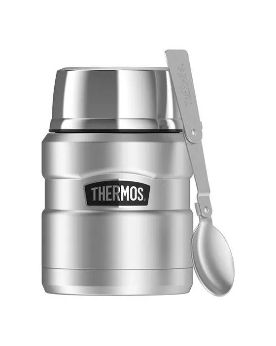 Thermos acier inoxydable King sous vide Ensemble de pots alimentaires durables 470ml - Argent