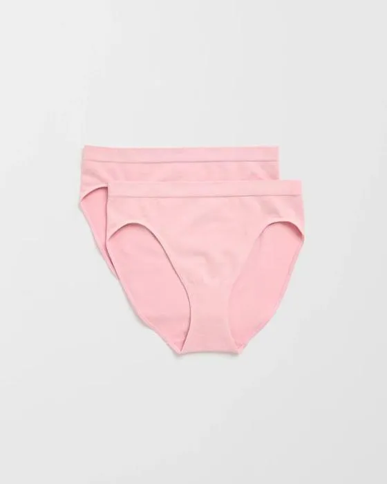 Cible Femme Australien Coton Blend 2 Pack Seamfree Slips haute coupe