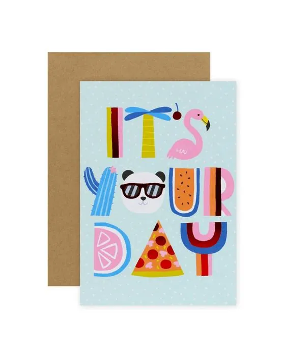 Connexions de la carte d'anniversaire Hallmark - Votre jour Panda