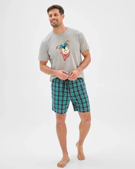 Short de sommeil en popeline Maxx