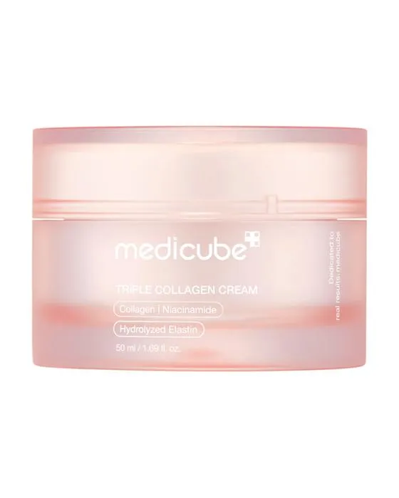 Crème de collagène triple Medicube 50ml - Collagène, Niacinamide et Élastine hydrolysée
