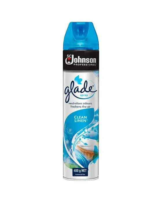 Glade Air Freshener Spray Linge propre 400g