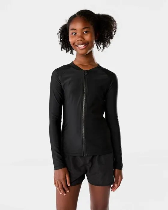 Zip à manches longues par le Veste de Rash