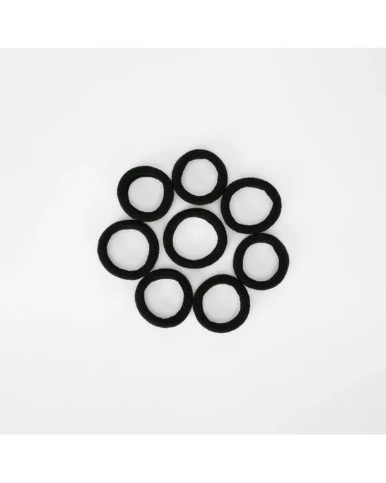 OXX Haircare 8 Pack Poneytailers - Noir, extra grande épaisseur