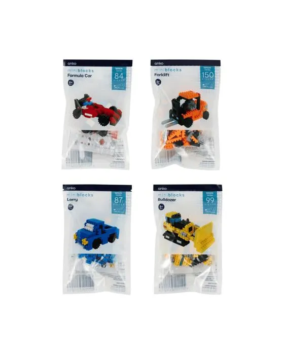 Série de véhicules Mini Blocks - Assortiment