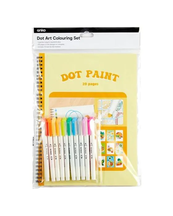 Ensemble de coloration d'art point