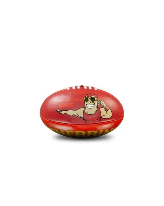 Sherrin Official AFL Gold Coast SUNS Softie Ball
