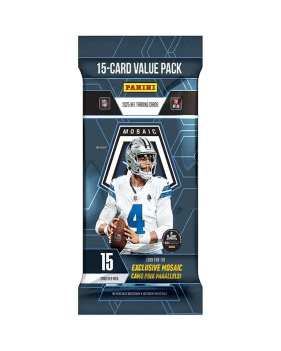 Panini Mosaic 2025 NFL Trading Carte Pack de football