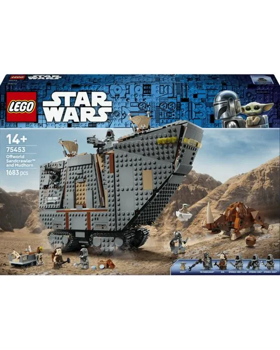 LEGO Star Wars Offworld Sandcrawler et Mudhorn 75453