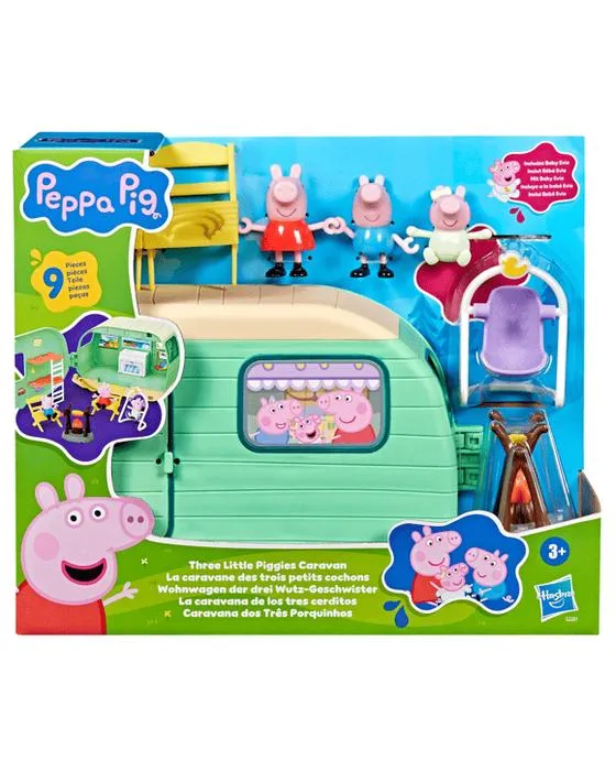 Caravane de Peppa Pig: Trois petites Piggies Caravane