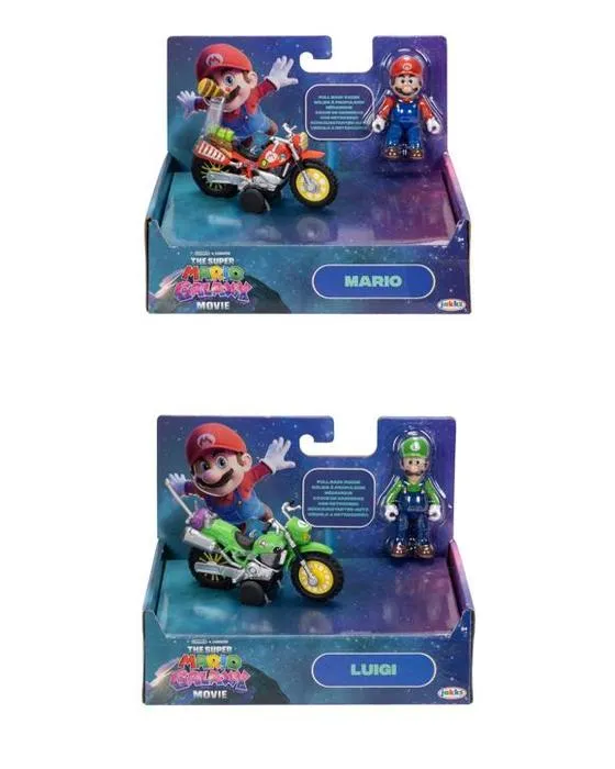 6cm Nintendo x Illumination La figure de film Super Mario Galaxy avec véhicule - Assortiment