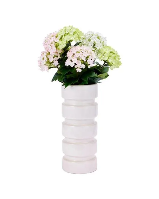 Vase en céramique empilée