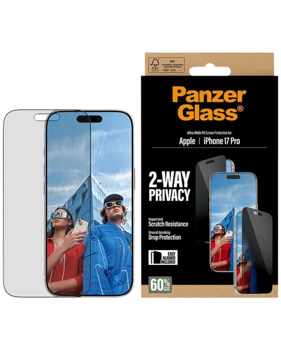 Protection de l'écran de protection de la vie privée iPhone 17 Pro