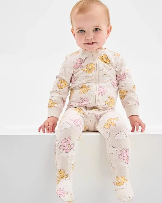 Soins ours Australien coton bébé zip Coverall