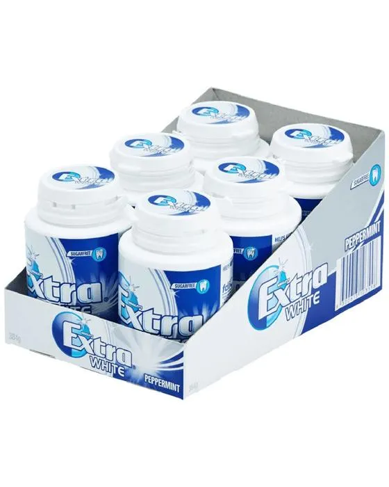 Gum de mâcher en bouteille 64g 6 Pack