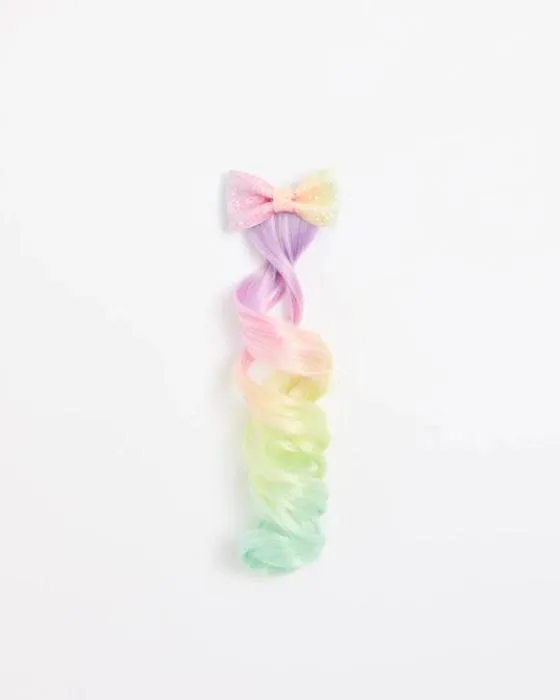 Cibler les enfants Faux cheveux Bow Clip de diapositive